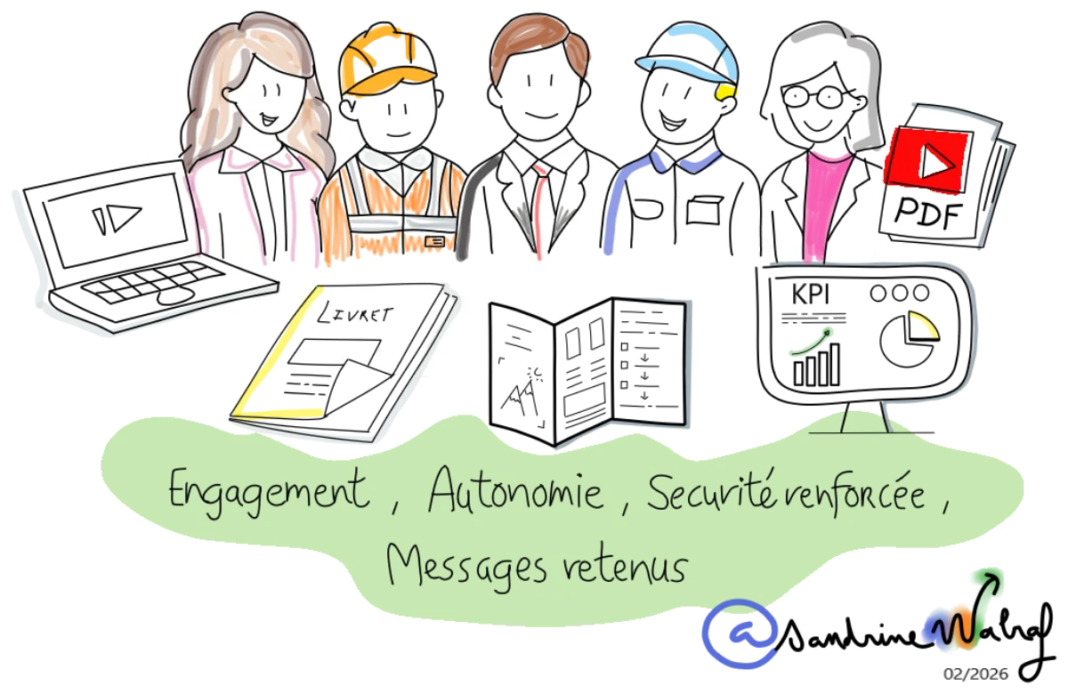 Les bénéfices : engagement, autonomie, sécurité renforcée, messages retenus